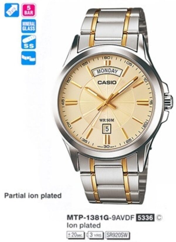 Годинник Casio TIMELESS COLLECTION MTP-1381G-9AVDF