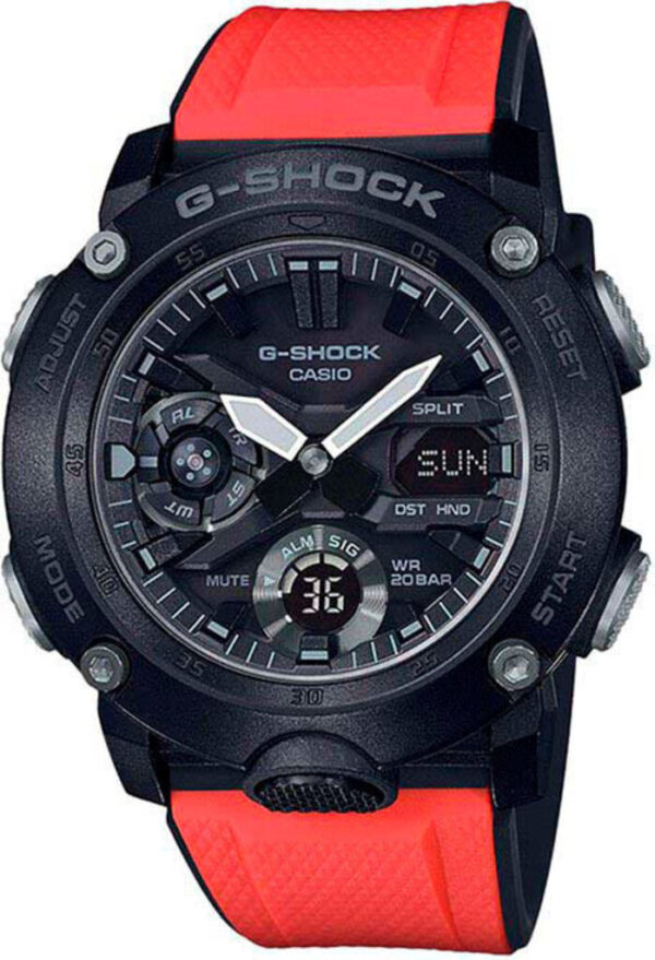 Годинник Casio G-SHOCK Classic GA-2000E-4ER + 2 ремінця