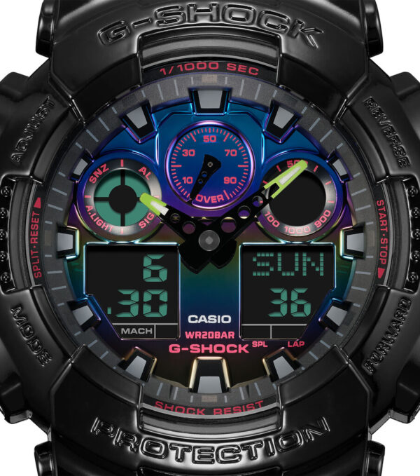 Годинник Casio G-SHOCK Classic GA-100RGB-1AER - Зображення 4