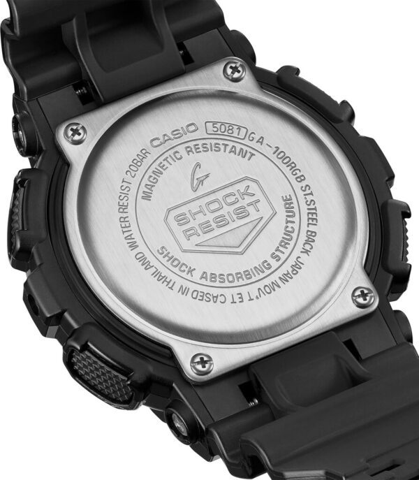 Годинник Casio G-SHOCK Classic GA-100RGB-1AER - Зображення 5